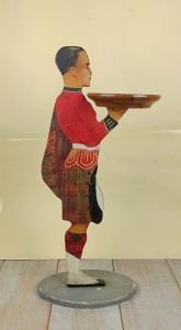 Military Scottish Highlander Dumb Waiter Card Stand